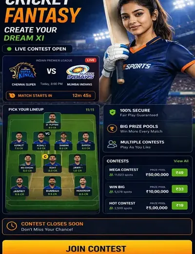 Blazer (blazer bet) fantasy cricket & matchday visual 3